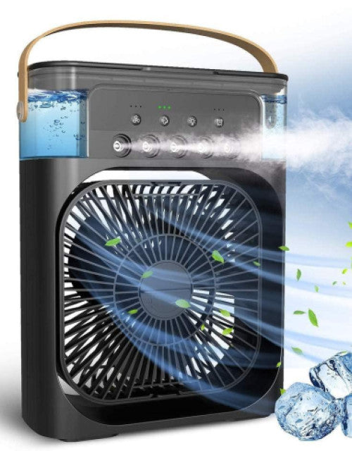 Portable Humidifier Air Cooler Mist Fan Mini Cooler for Home - bazaarOwl