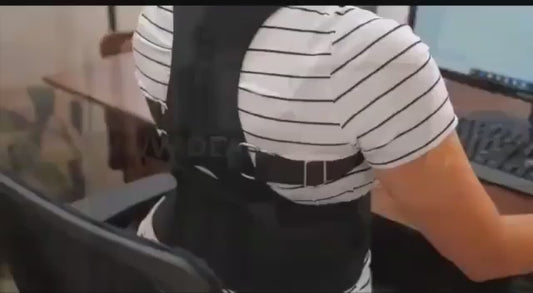 Posture Corrector Belt for Men & Women | Adjustable Back Support Brace for Spine Alignment