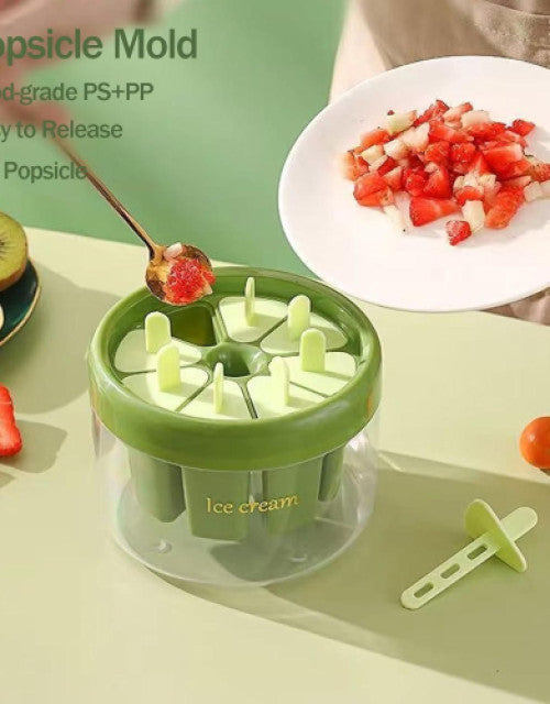 Reusable DIY 8 Pieces Ice Pop Mould - bazaarOwl
