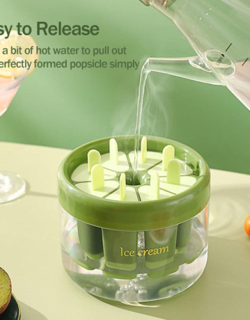 Reusable DIY 8 Pieces Ice Pop Mould - bazaarOwl